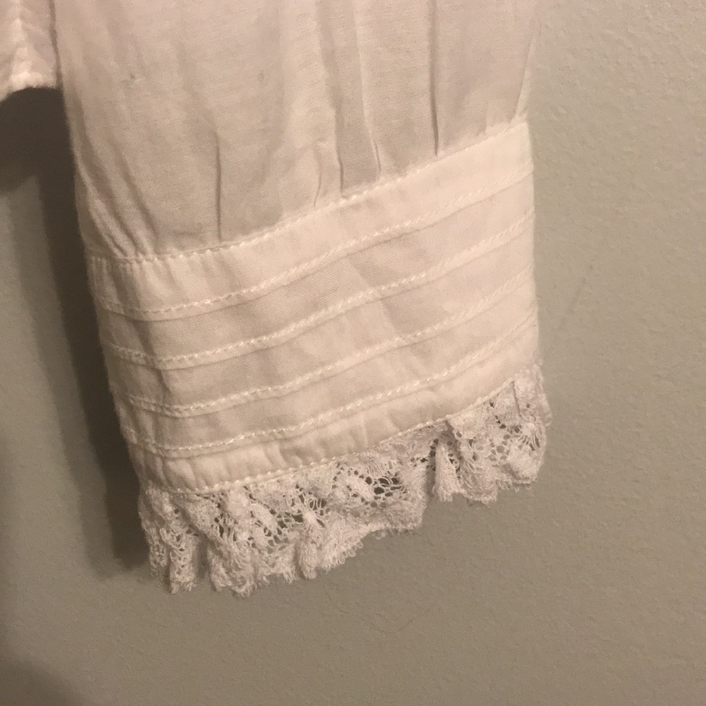 Zadig & Voltaire Deluxe White Feminine Button-down White Blouse - Picture 4 of 9